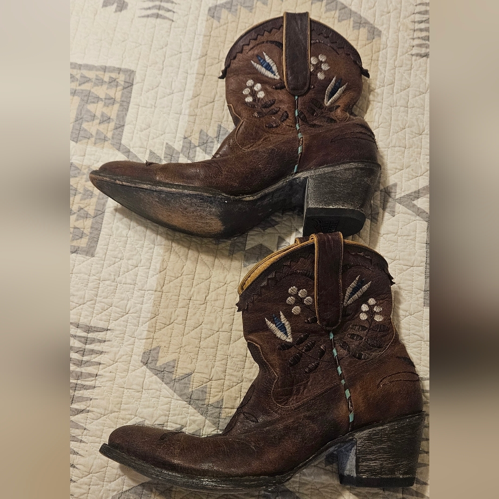 Brown Western Cowboy Boots